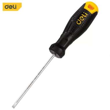 Deli Plastic handle Slotted Screwdriver EDL6230751 - Obeng Minus