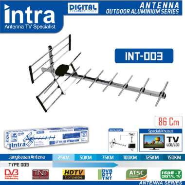 Intra HM-003 Antena TV Outdoor Black Silver