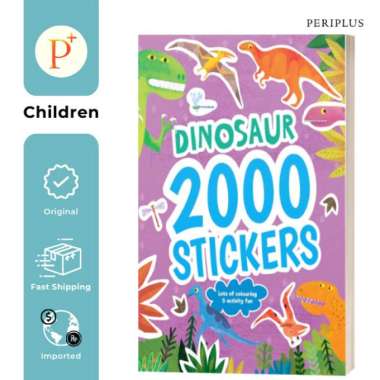 2000 Stickers Dinosaurs - 9780655213789