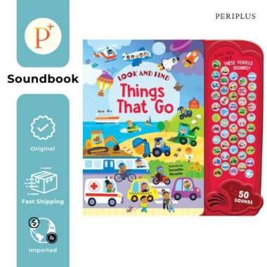 50-Button Mega Sound Book - Things That Go - 9780655231622