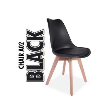 Goto Fute Chair Kursi Kamar Kantor Taman Cafe Makan Santai Aesthetic A02 BLACK