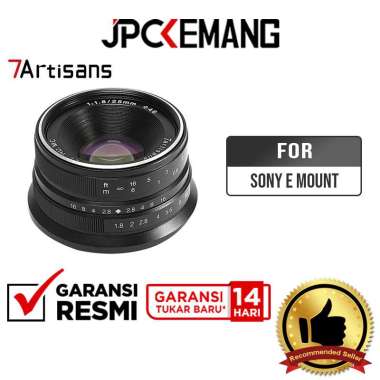 JPC KEMANG 7Artisans For Sony E Mount 25mm F/1.8 / Lensa 7Artisan Sony 25mm F1.8 M / Lensa 7Artisans