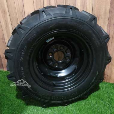 Set Roda Karet Original Traktor Quick (Ban Luar, Ban Dalam, Velg) - Rubber Tire Sub Group Ring 12-13