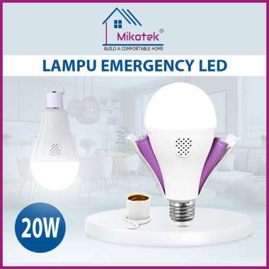 Mikotek Lampu Emergency LED Bohlam LED AC/DC 20W MT-8820
