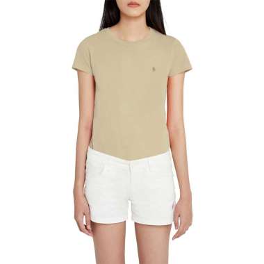 POLO - 7669.XX Ladies Slim Fit Crewneck T-shirt L 67 BEIGE