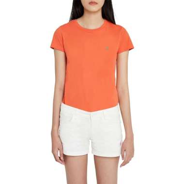POLO - 7669.XX Ladies Slim Fit Crewneck T-shirt L 52 ORANGE