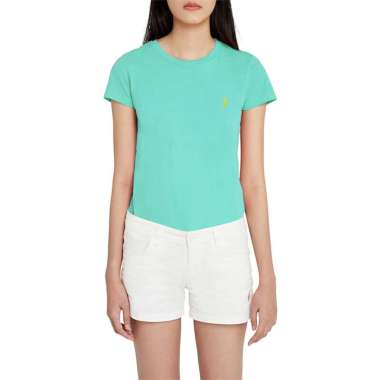 POLO - 7669.XX Ladies Slim Fit Crewneck T-shirt L 73 Green Mint