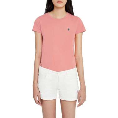 POLO - 7669.XX Ladies Slim Fit Crewneck T-shirt L 62 Coral