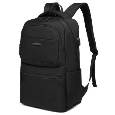Navy Club Tas Ransel Laptop FGAB - Backpack Daypack Up to 14 Inch Tas Pria Wanita Black
