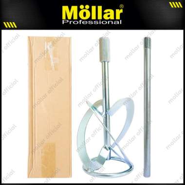 MOLLAR Stik Pengaduk Cat Semen 400 mm Tongkat Alat Paint Mixer Mortar