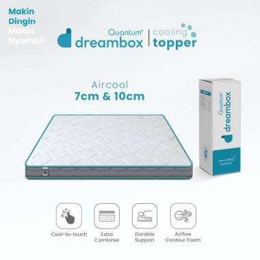 Quantum Dreambox Cooling Topper AirCool / Topper Kasur Dingin / Cool-to-Touch