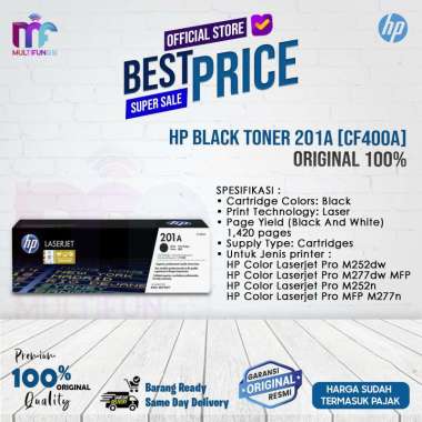 HP Black Toner 201A [CF400A] ORIGINAL 100% [GAK ORI UANG KEMBALI]