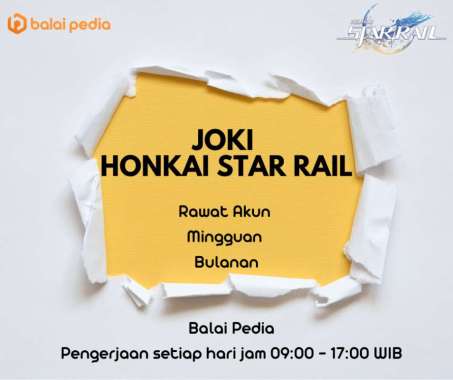 Joki Rawat Akun Honkai Star Rail 1 Bulan