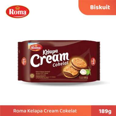 Promo Harga Roma Kelapa Cream Cokelat 189 gr - Blibli