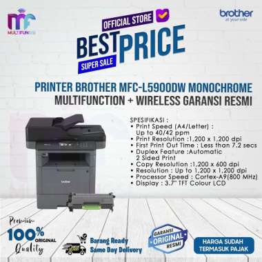 Printer Brother MFC-L5900DW Monochrome Multifunction + Wireless