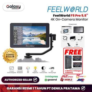 Feelworld F5 Pro 5.5" 4K On-Camera Monitor black