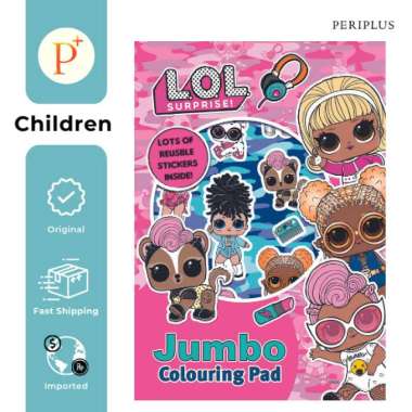 LOL Surprise Jumbo Colouring Pad - 9781788241939