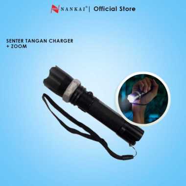Senter Tangan Charger SWAT LED Zoom Nankai