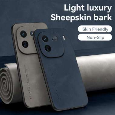 CASING IQOO 12 5G CASE IQOO 12 5G LEATHER PREMIUM COVER IQOO 12 5G BIRU