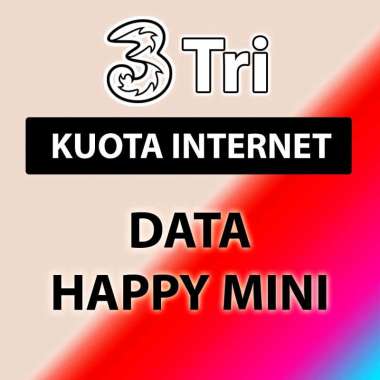 TRI THREE DATA HAPPY 3GB 30Hari