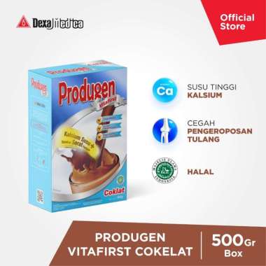 Produgen Vitafirst Susu Bubuk Dewasa Tinggi Kalsium - Cokelat 500gr