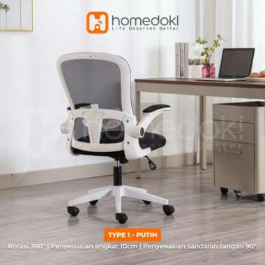 Homedoki Kursi Kantor / Kursi Gaming / Kursi Putar / Kursi Kantor Hidrolik / Kursi Jaring / Kursi Er