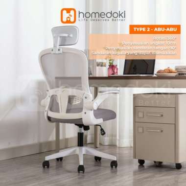 Homedoki Kursi Kantor / Kursi Gaming / Kursi Putar / Kursi Kantor Hidrolik / Kursi Jaring / Kursi Er