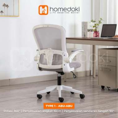 Homedoki Kursi Kantor / Kursi Gaming / Kursi Putar / Kursi Kantor Hidrolik / Kursi Jaring / Kursi Er