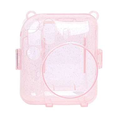 INSTAXSHOP Hardcase Glitter with Pocket Foto Fujifilm Instax Mini 12 PINK