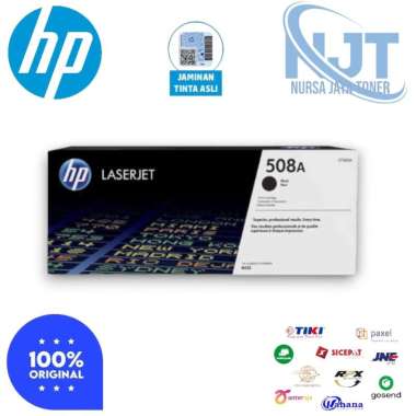 Toner HP 508A For printer Laserjet M552 M553 M557 ORIGINAL 100% Hitam