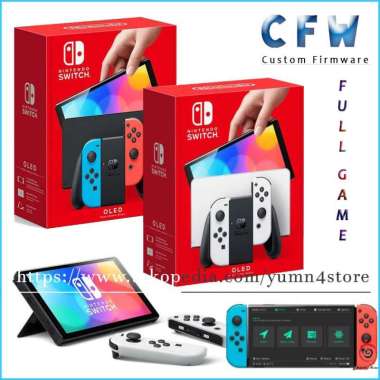 NINTENDO SWITCH OLED FULL GAME CFW NEON 128GB