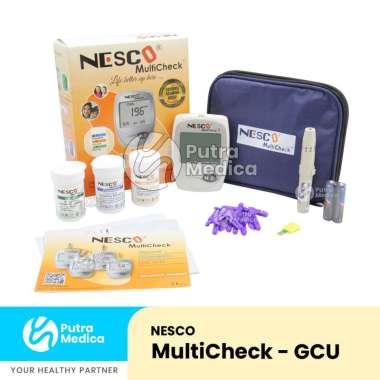 Nesco GCU 3in1 Alat Cek Gula Darah, Kolesterol &amp; Asam Urat - Multicheck1 / Alat Tes Diabet / Alat Cek Diabetes