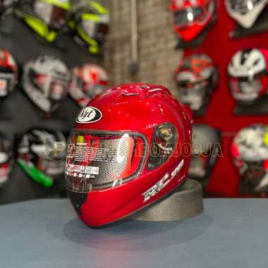 KYT RC Seven Helm Full Face - Red Marron Metalik XL