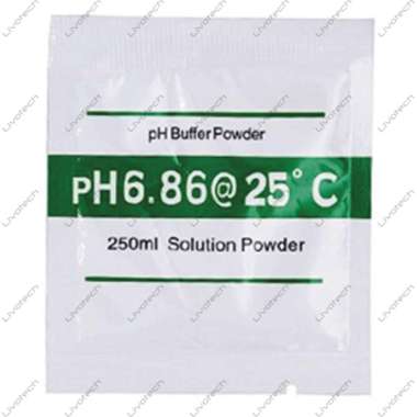 OEM pH Buffer Powder Solution pH 6.86 Perlengkapan Taman [250 mL] White