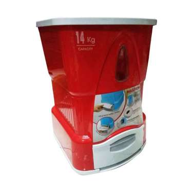 Maspion Rice Box MRD 1400AP MRD-1400 AP Tempat Beras 14 Kg Hijau