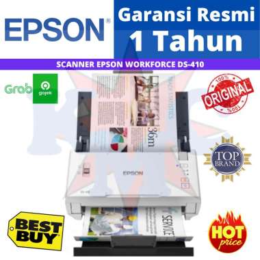SCANNER EPSON DS-410 EPSON SCANNER DS410 Classic White