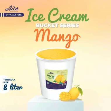 Promo Harga AICE Ice Cream Bucket Mango 8000 ml - Blibli