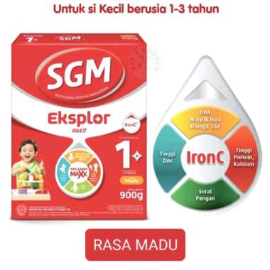 Promo Harga SGM Eksplor 1+ Susu Pertumbuhan Madu 900 gr - Blibli