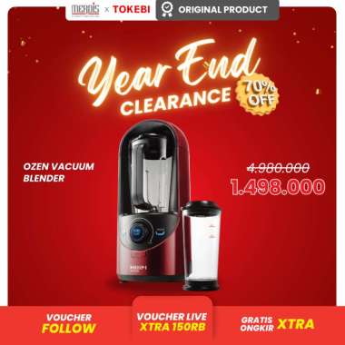 Ozen Vacuum Blender - Merah Red