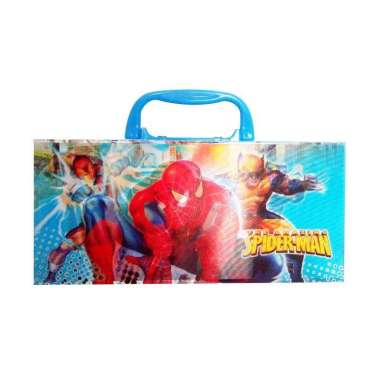 Tempat Pensil Karakter Motif Laki-Laki/ Kotak Alat Tulis / Case Pen Pencil Blue