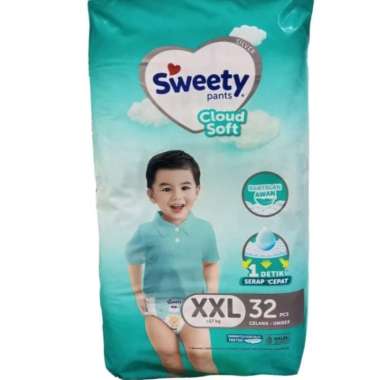 Sweety Diapers Silver Pants Popok Bayi [XXL/36 pcs]