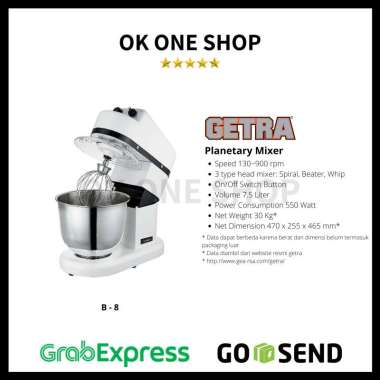 Getra B-8 Planetary Mixer - Putih Putih