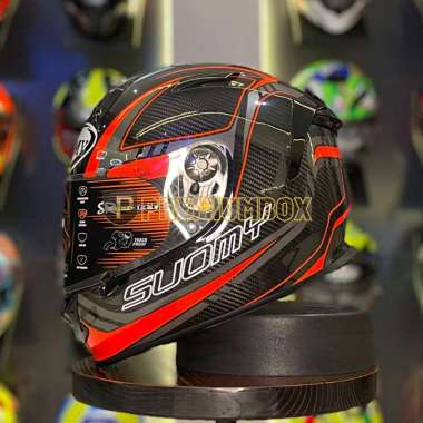 SUOMY SR Sport Carbon Helm Full Face L Red