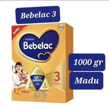 Promo Harga Bebelac 3 Susu Pertumbuhan Madu 1000 gr - Blibli