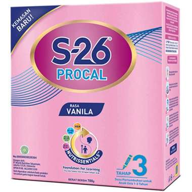 Promo Harga S26 Procal Susu Pertumbuhan Vanilla 700 gr - Blibli