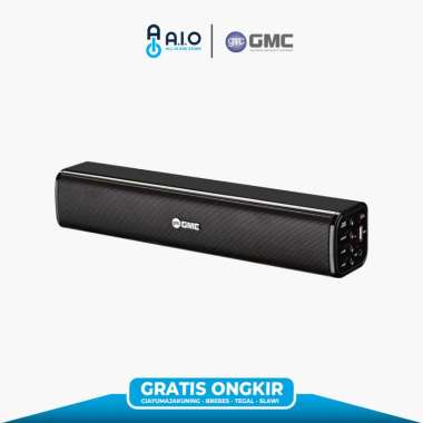 GMC 881B Portable Bluetooth Speaker (GRATIS ONGKIR UNTUK WILAYAH KOTA CIREBON) HITAM HITAM