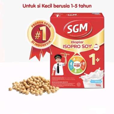 Promo Harga SGM Eksplor Soya 1-5 Susu Pertumbuhan Vanila 700 gr - Blibli