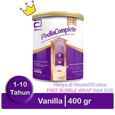 Pediasure Complete Vanilla Susu Formula [400 g] 400 Gram