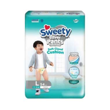 Sweety Silver Pants Popok Celana L54