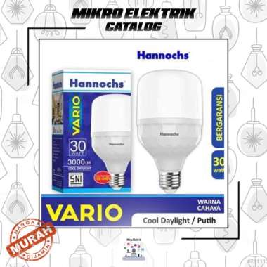 Hannochs Vario Lampu LED [30 W/ Cahaya Putih] Putih